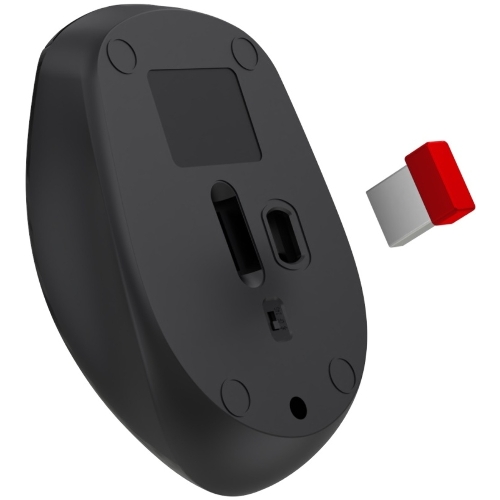 Мышь беспроводная Defender Vision MS-376 черный, 1600 dpi, радиоканал, Bluetooth, USB, кнопки - 4