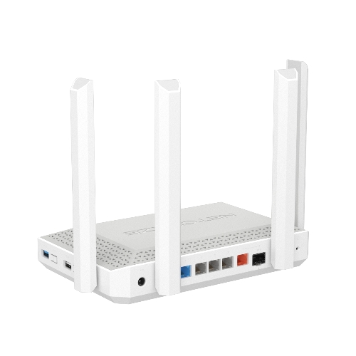 Мультигигабитный интернет-центр Netcraze Giga (NC-1012) с Mesh Wi-Fi 6 AX3000, Smart-коммутатором 1×2.5G/SFP и 4×1G, многофункциональными портами USB 3.0 и 2.0