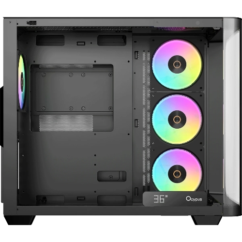 Компьютерный корпус Ocypus Iota C70 BK Curve ARGB Digital (Iota-C70-BKD400CD-GL)