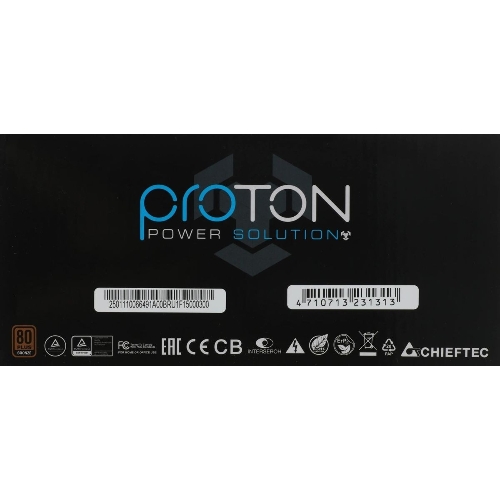 Блок питания Chieftec BDF-1000C, 1000Вт, 80 PLUS Bronze, 140мм, модульный, черный