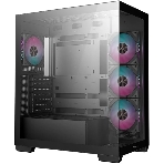 Компьютерный корпус Deepcool CG580 4F черный без БП ATX 6x120мм 3x140мм 2xUSB 3.0 audio bott PSU