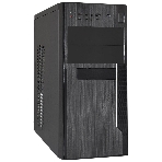 Компьютерный корпус Minitower ExeGate EX299309RUS MA-373X-UNS350 (mATX, БП UNS350 с вент. 12см, 2*USB, аудио, черный)
