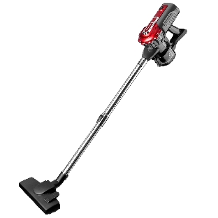 Пылесос вертикальный BRAYER BR4268 серый/красный, питание от сети, 185 Вт, уборка сухая, пылесборник 0,8 л