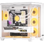 Компьютерный корпус Aerocool/Formula Crystal Z9 белый без БП ATX 7x120мм 2xUSB3.0 audio bott PSU