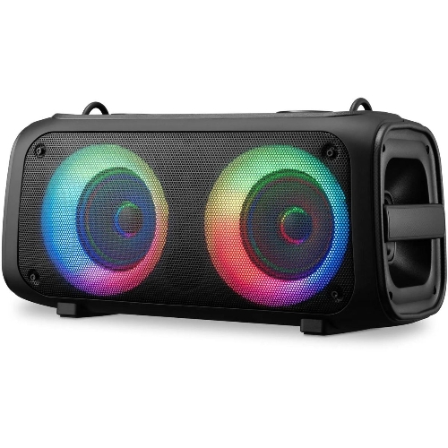 Колонка портативная Hyundai H-PS1030 черный/черный 40 Вт 2.0 BT 10м 3600mAh