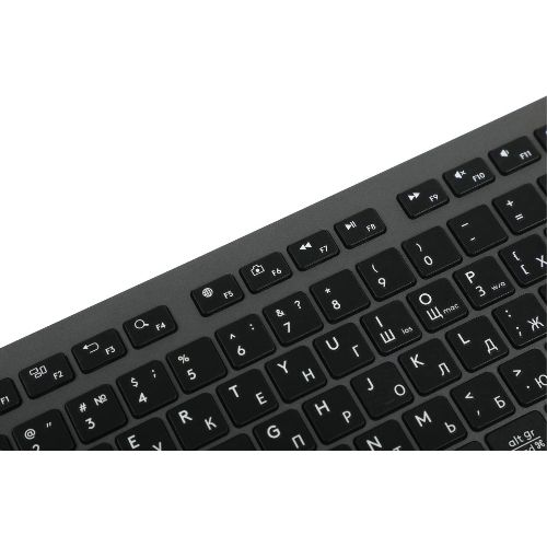 Клавиатура беспроводная A4Tech Fstyler FBX50C, USB, Bluetooth/Радиоканал, серый