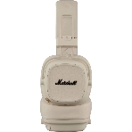 Беспроводные/проводные наушники Marshall Major V бежевый, накладные, Bluetooth + проводной, беспроводная зарядка, до 100 ч