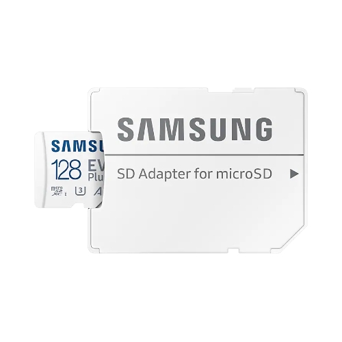 Флеш карта microSDXC 128Gb Samsung EVO Plus Class 10, A2, V30, UHS-I, W 90 МБ/с, R 160 МБ/с, MB-MC128SA/KR адаптер на SD