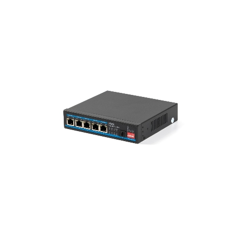 Коммутатор бесперебойный SKAT PoE-5E-1S UPS POE 120Вт порты: 5-Ethernet 1-Uplink
