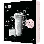 Эпилятор BRAUN SE7-041 белый/серебристый