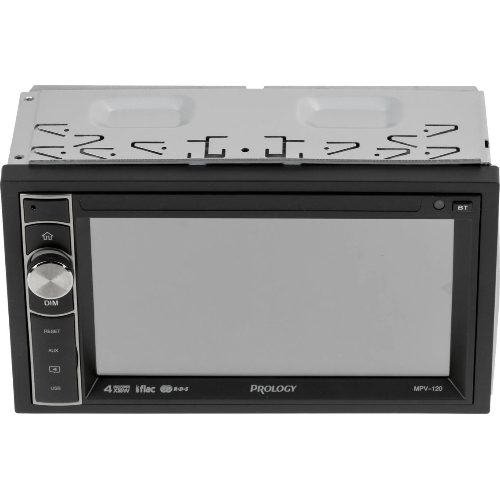 Автомагнитола Prology MPV-120, 2 DIN, 6.2", Bluetooth, USB Type-A, AUX, пульт ДУ