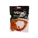 Кабель компьютер-розетка 220V (EURO) VDE 1,8 м 3G0,75мм2 VCOM CE021-O, оранжевый