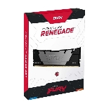 Оперативная память Kingston Fury Renegade, DDR4, 8GB (1x8GB), 3600MHz, CL16, DIMM, с радиатором, черный
