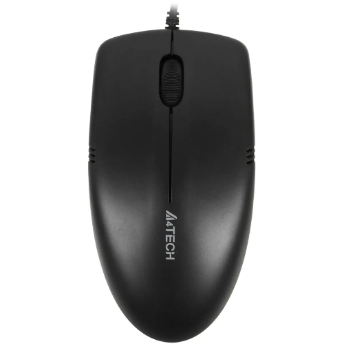 Мышь проводная A4Tech OP-530NUS черный, 1200 dpi, USB, кнопки - 3