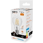 Лампа светодиодная филаментная Gauss Filament 9Вт цок.: E27 груша св. свеч. бел. теп. (упак.: 10 шт)