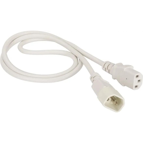 Шнур питания Lanmaster LAN-PP13/14-10-WH C13-С14 проводник.:3x0.75мм2 10м 220В 10А белый