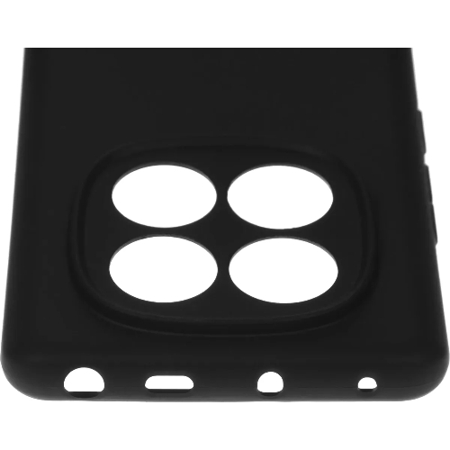 Чехол (клип-кейс) BoraSCO для Xiaomi Redmi Note 14 Pro 4G Silicone Case черный (74848)