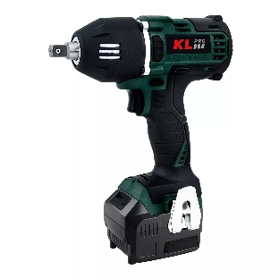 Профессиональный бесщеточный гайковерт аккумуляторный KLPRO KLSS18BH-20 (18В, Li-ion-2шт, 2.0Ач, 400Нм, 2 скорости, подсветка,З/У,в кейсе)