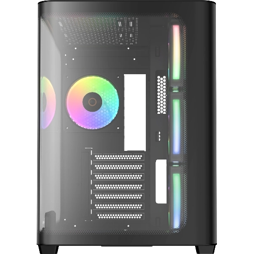 Компьютерный корпус Ocypus Iota C70 BK Curve ARGB Digital (Iota-C70-BKD400CD-GL)