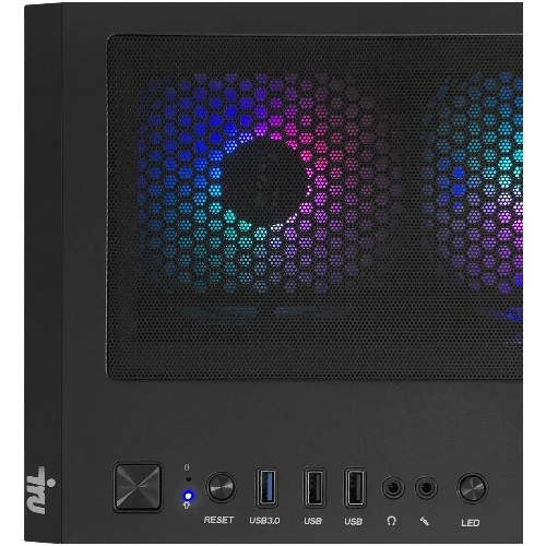Компьютер IRU Tactio 510B7GP TWR i7 14700F (2.1) 32Gb SSD1Tb RTX 5070 12Gb Windows 11 Pro GbitEth 850W черный (RUS) (2126640)