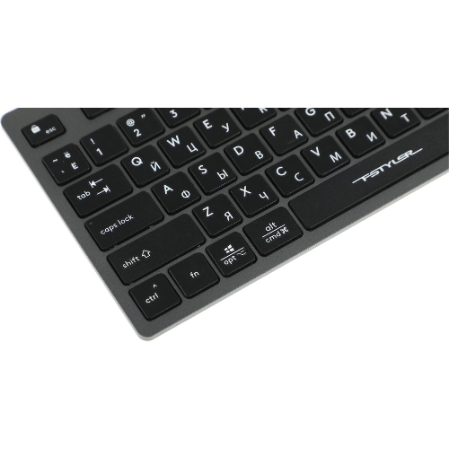 Клавиатура беспроводная A4Tech Fstyler FBX50C, USB, Bluetooth/Радиоканал, серый