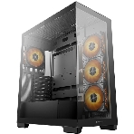 Компьютерный корпус Deepcool CG580 4F черный без БП ATX 6x120мм 3x140мм 2xUSB 3.0 audio bott PSU