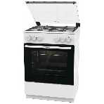 Плита газовая Gorenje GG6A11WF белый, конфорок 4 газовых, духовка 72 л, 60 см x 85 см x 60 см