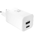 Сетевое зарядное устройство MORE CHOICE NC85i 1USB+1Type-C 3.0A PD 20W+QC3.0 для Lightning 8-pin Type-C, белый