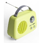 Радиоприемник СИГНАЛ БЗРП Fresh РП-343 зеленый, УКВ 87,5-108МГц, DC5В,акб,BT/USB/AUX 10125