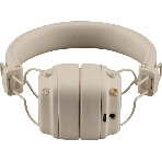 Беспроводные/проводные наушники Marshall Major V бежевый, накладные, Bluetooth + проводной, беспроводная зарядка, до 100 ч