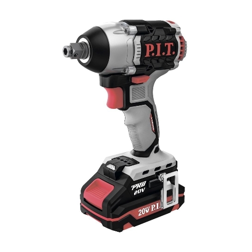 Гайковерт P.I.T. PIW20H-300B/4 аккум. патрон:квад.1/2"