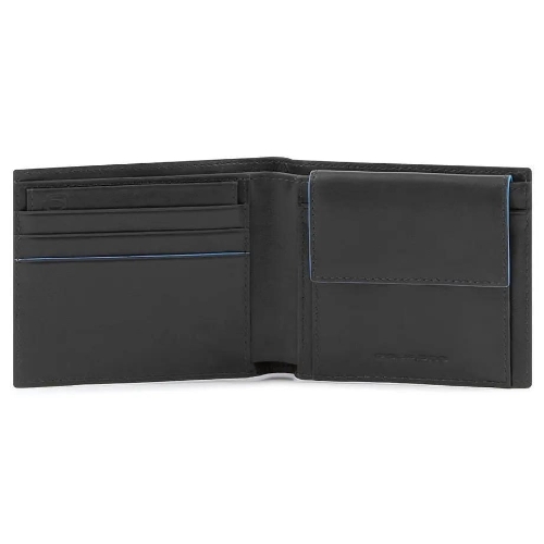Кошелек мужской Piquadro Blue Square Revamp PU4188B2VR/N, натур.кожа, черный