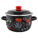 Кастрюля Appetite 1RC161M Gazpacho сферическая эмалированная 2 л
