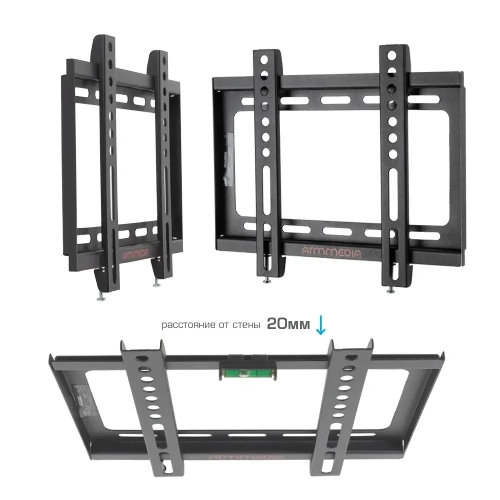 Кронштейн для LED/LCD TV ARM Media STEEL-5 черный, 15