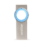 Флешка USB SmartBuy MC2 Metal Blue (SB016GbMC2), 16Gb, USB 2.0, R/W 25/15, синий/серебристый