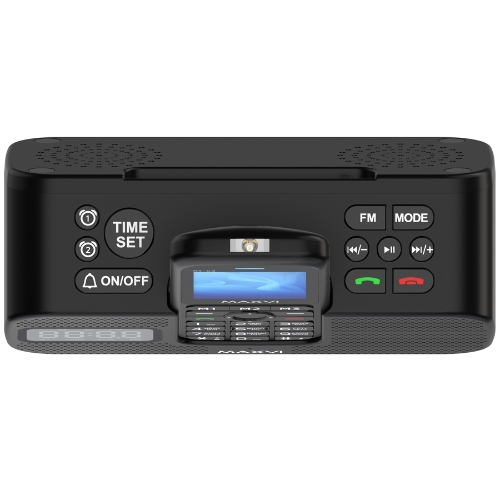 Мобильный телефон Maxvi RT-03 + док-станция, черный
