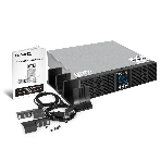 Источник бесперебойного питания On-line ExeGate PowerExpert ULS-575-10kVA.LCD.AVR.T.USB.RS232.SNMP.2U 10000VA/10000W, On-Line, PF=1, LCD, клеммы, RS232, USB, SNMP-slot, EPO, батареи внешние 192В/240В суммарной емкостью до 400Ah, Rackmount 2U/Tower, металлический корпус, черный