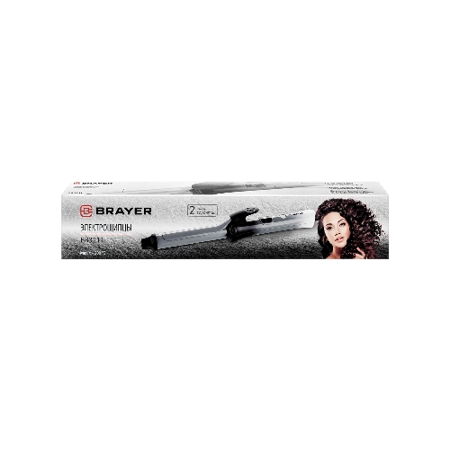 Щипцы для завивки волос BRAYER BR3211 серый, 32 мм, 200 °C, 6 режимов