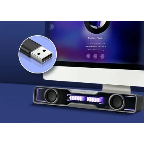 Колонки Edifier QS30 1.0 черный 5Вт BT