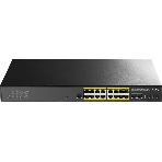 Коммутатор Cudy GS2018PS2-200W, 16×1 Гбит/с, 2×1 Гбит/с SFP