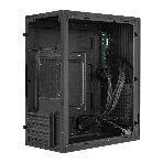 Компьютерный корпус Minitower ExeGate BAA-303MU-AAA350 (mATX, БП AAA350 с вент. 8см, 2*USB+1*USB 3.0, HD Audio, черный)