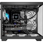 Компьютерный корпус без блока питания Case PCCooler C3T500 ARGB BK, Midi-Tower, TG, 6x120мм ARGB, 1xUSB-C 3.1 + 2xUSB-A 3.0, ATX, mATX, mITX черный