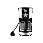 Кофеварка капельная BRAYER BR1122 черный, исп. кофе - молотый, 1.5 л, 900 Вт