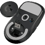 Мышь беспроводная Logitech G PRO X SUPERLIGHT черный, 25600 dpi, радиоканал, USB, кнопки - 5