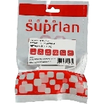 Панель Suprlan 10-0319-1, лицевая со шторкой 22.5x45, 1xKeystone ABS пластик, белый