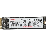 Накопитель SSD XPG SX8200 Pro, 512 Gb, PCIe 3.0 x4, M.2 2280, NVMe, R/W 3350/2350, с радиатором