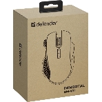 Мышь беспроводная/проводная Defender Immortal GM-421 черный, 10000 dpi, радиоканал, Bluetooth, USB, кнопки - 9