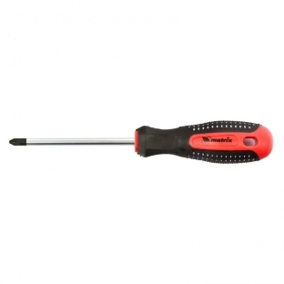 Отвертка Matrix Fusion 11403, PZ2 x 100 мм, CrV, 3-х компонентная рукоятка 