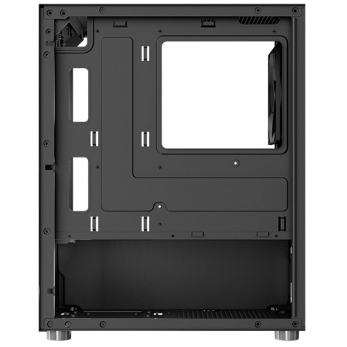 Компьютерный корпус Aerocool/Formula CS-111-G-BK-v1 (mATX, 0.5мм, стекло, USB 3.0 x1, USB 2.0 x2, 1x 12cm Black Fan)