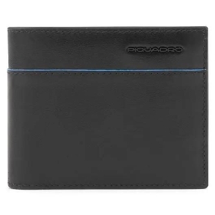 Кошелек мужской Piquadro Blue Square Revamp PU4188B2VR/N, натур.кожа, черный